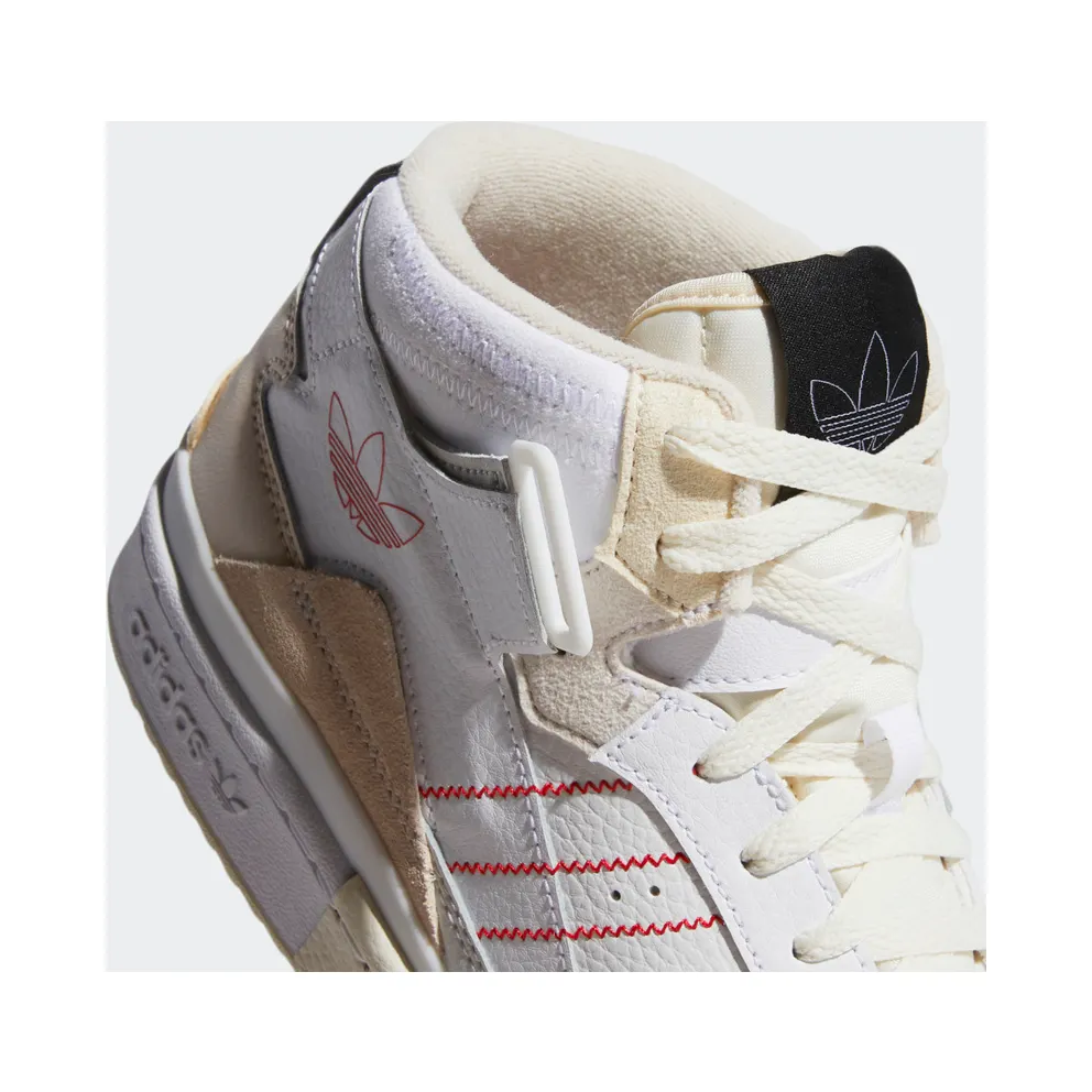 Adidas Forum Exhibit Mid Cloud White / Core Black / Vivid Red (GZ0946)