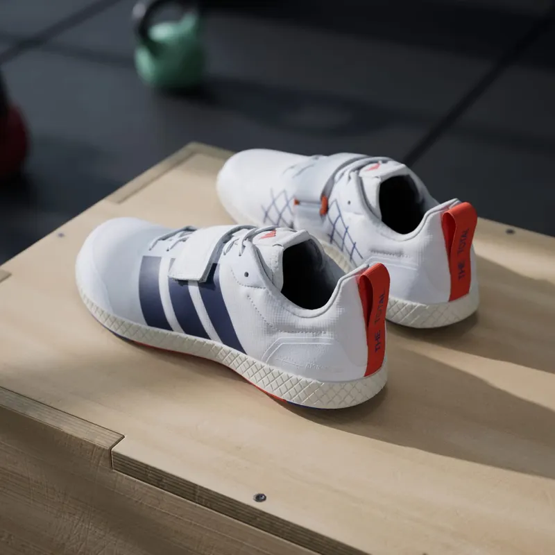 Adidas The Total Gewichthefschoenen Cloud White / Dark Blue / Royal Blue (JP9868)