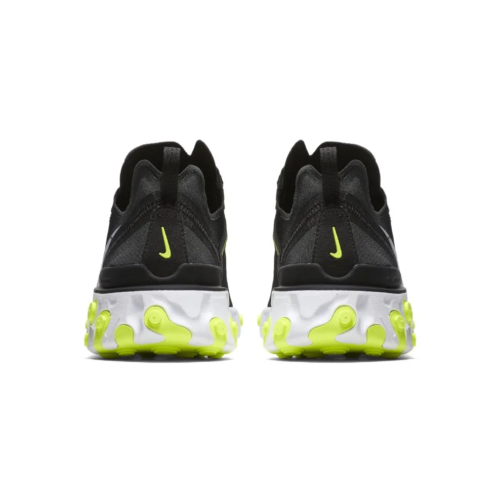 Nike React Element 55 Black Wolf Grey Volt Black/Wolf Grey-Volt-White (BQ6166-001)