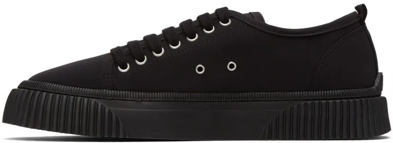 AMI Alexandre Mattiussi Black Ami de Cœur Low Sneakers (A21S401.299)