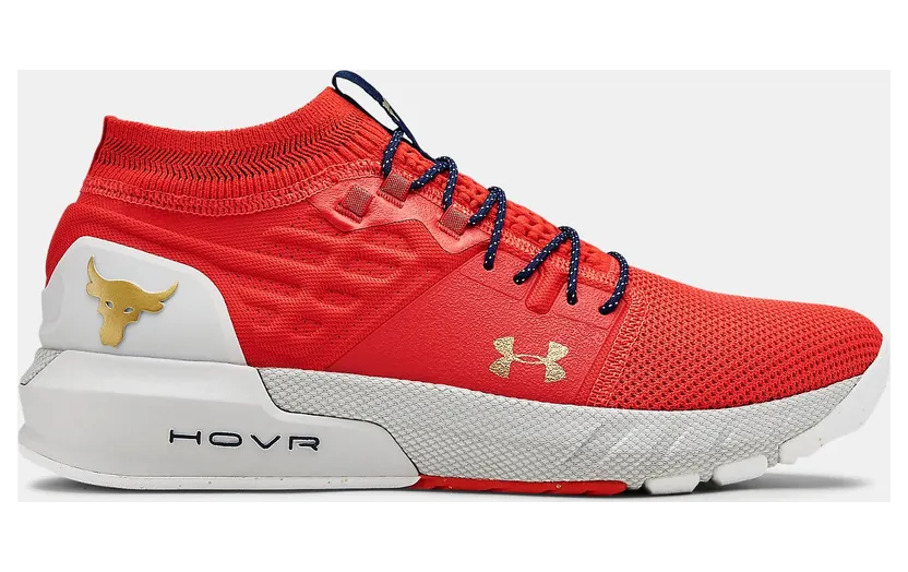 Under Armour Project Rock 2 Blood Orange Halo Grey