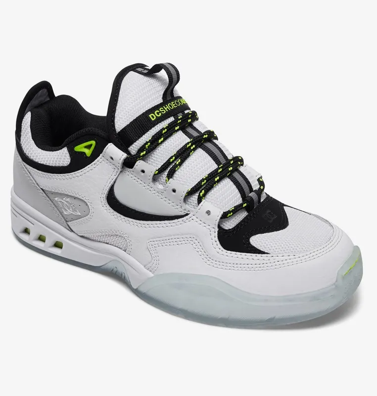 DC Shoes DC Kalis OG Monkey Time White White/Grey (ADYS100530-WGY)