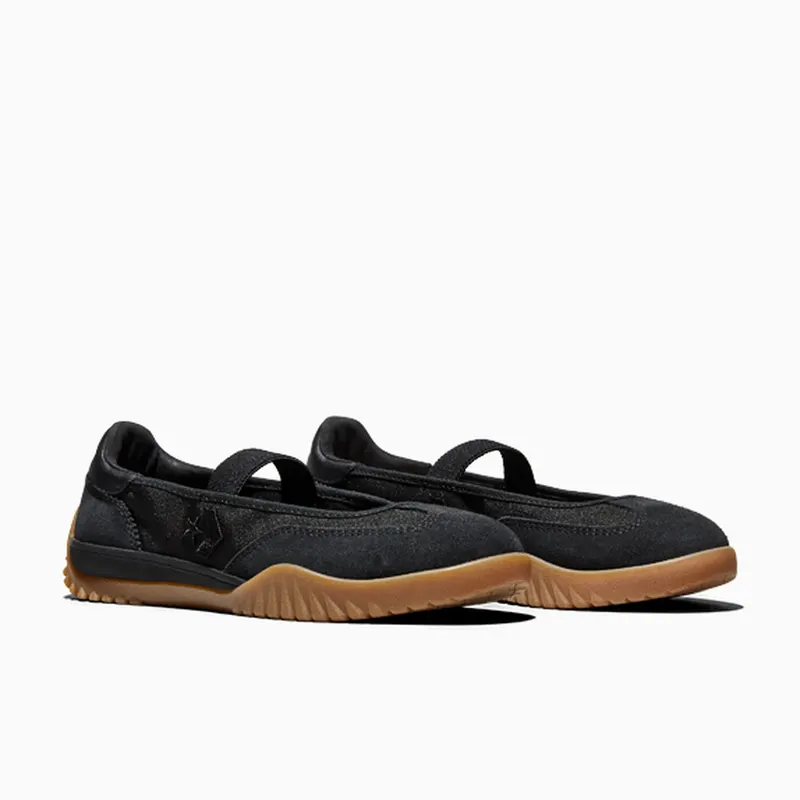 Converse Run Star Ballet Flat Black / Black / Gum 5