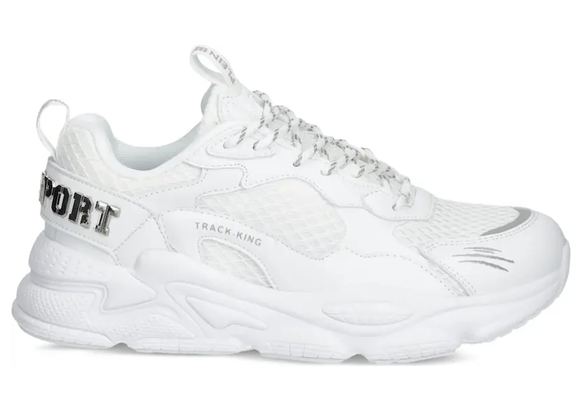 Plein Sport Track-King Runner sneakers – Wit (SAESUSC0800STE003N)