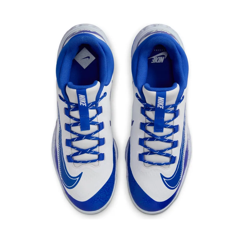 Nike Alpha Huarache Elite 4 Low White Hyper Royal (FD2745-108)