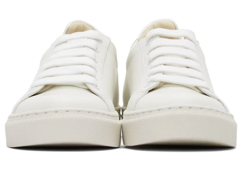 Sophia Webster Off-White & Gold Butterfly Low Sneakers (SSS22137) (2)