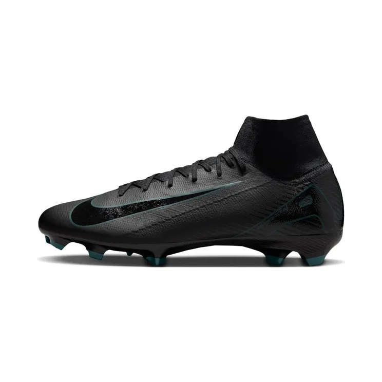 Nike Mercurial Superfly 10 Pro FG “Black / Deep Jungle” (HF9433-002)