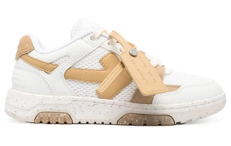 OFF-WHITE Out Of Office Low Slim White Beige (OWIA276S23LEA0010161)