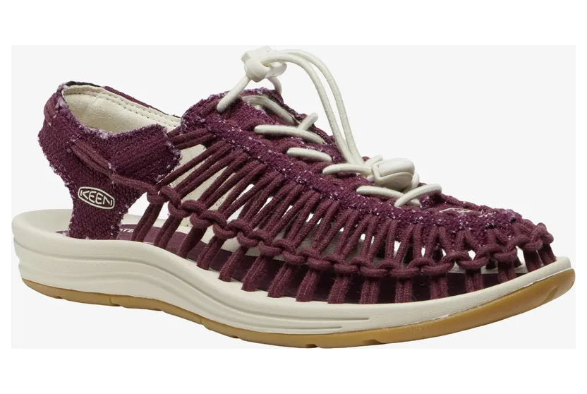 Sneakers KEEN Uneek Canvas Women Fig/ Birch (10066672KEN01)