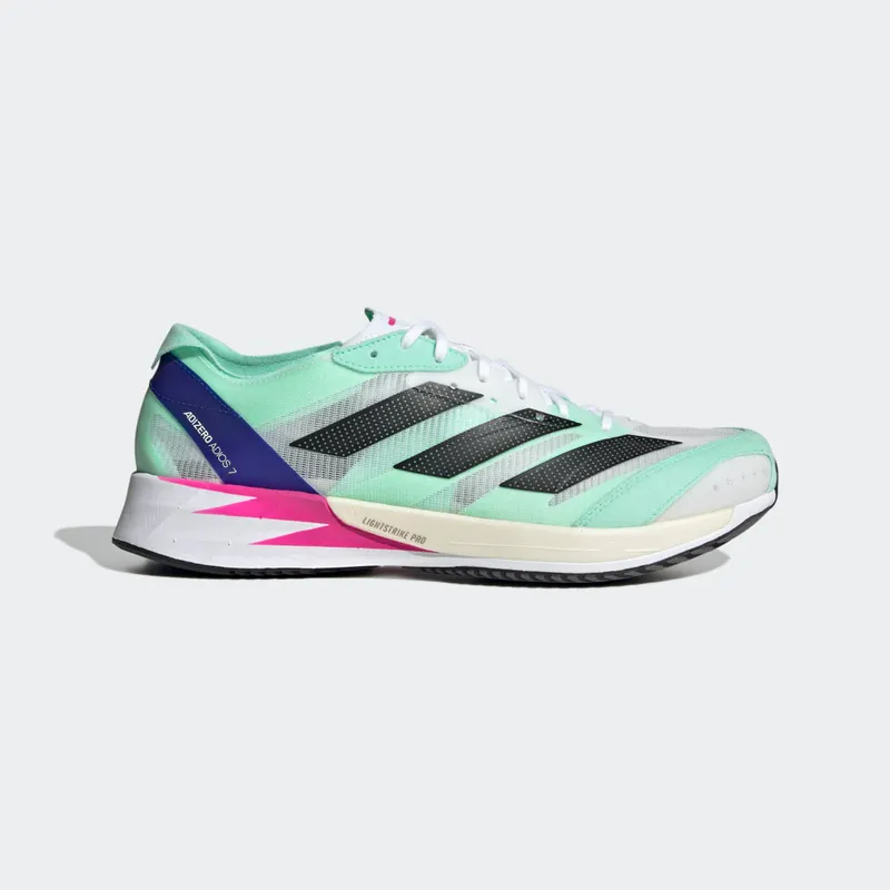 adidas Adizero Adios 7 Cloud White / Core Black / Pulse Mint (GV9059)