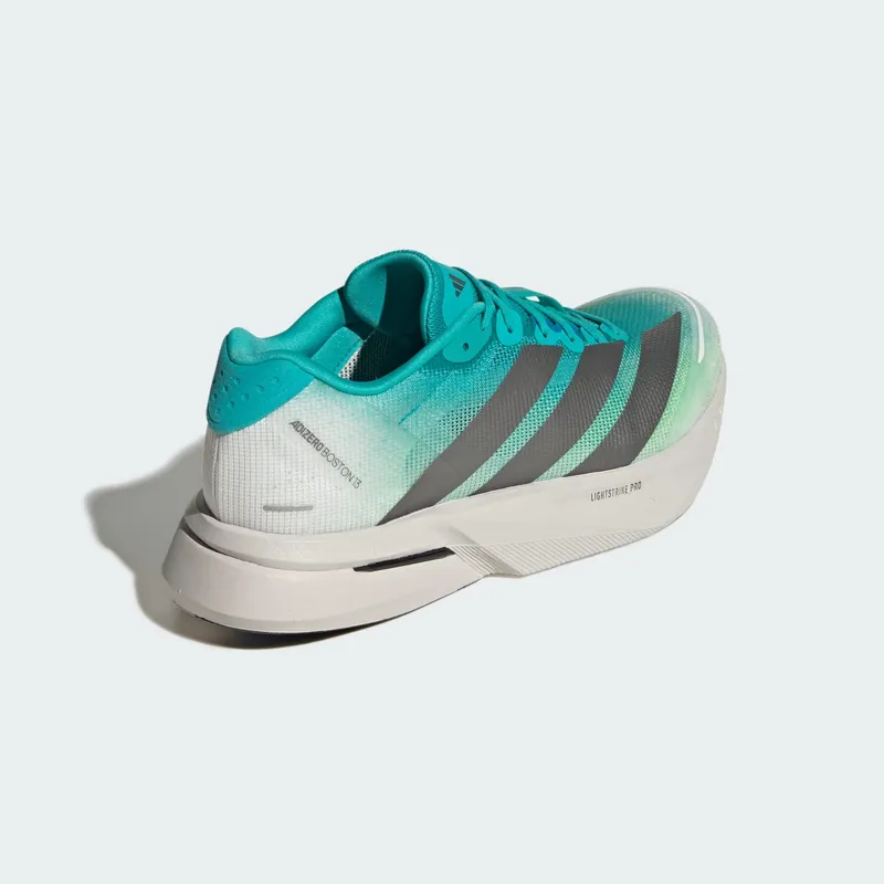 Adidas Adizero Boston 13 Running Shoes Hi-Res Aqua / Iron Metallic / Grey One (KK4990)