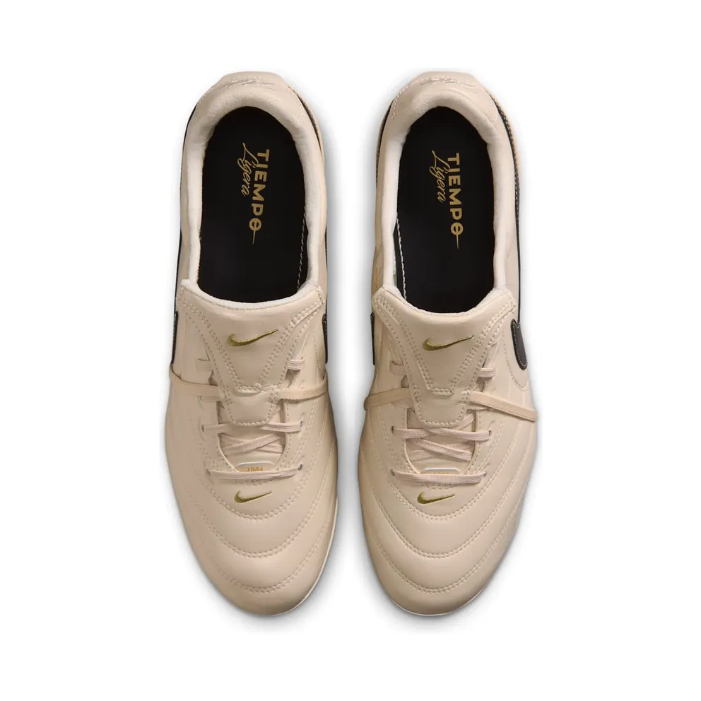 Nike Tiempo Ligera Pro FT FG “Pearl White / Dark Obsidian” (IQ0895-240)