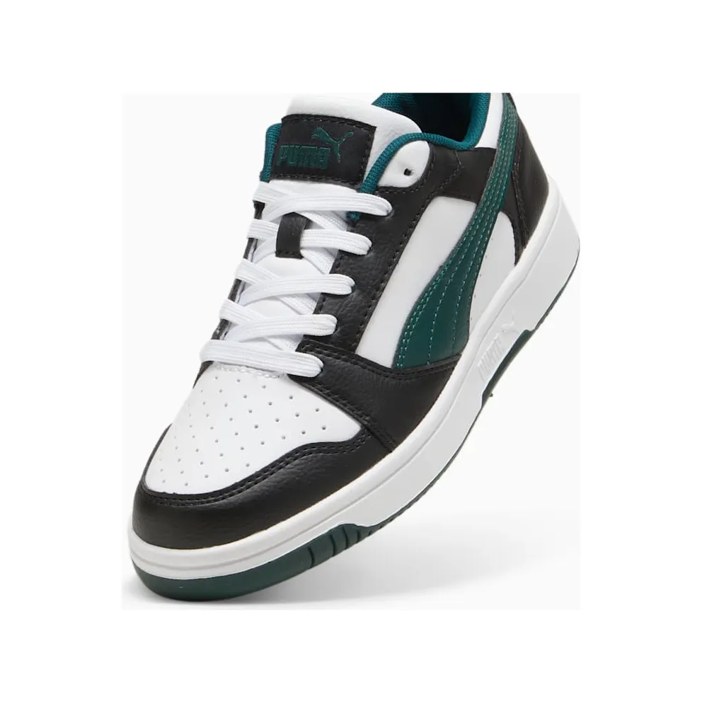 Puma Rebound Black – White – Green (393833-15)