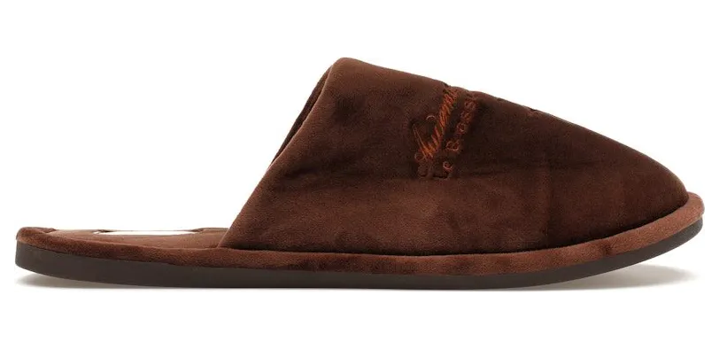 Travis Scott CJ x Audemars Piguet House Slippers Brown Velvet (1701735223)