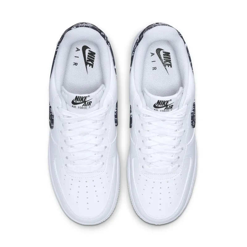 Nike Air Force 1 Low 07 Essential White Black Paisley (DH4406-101)