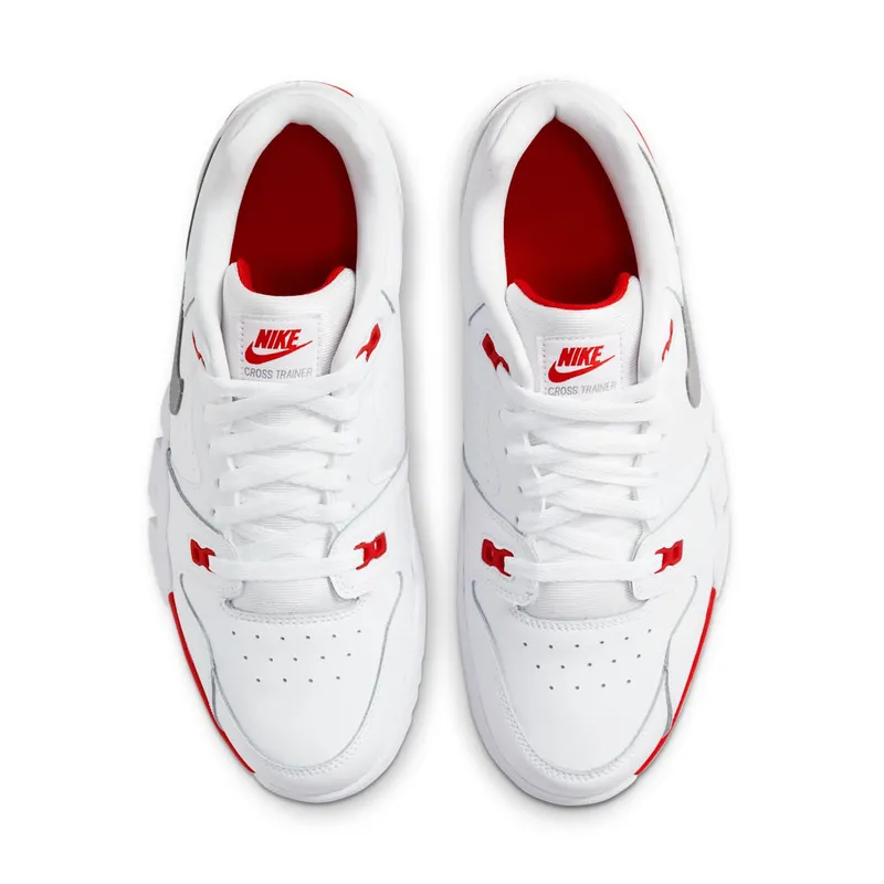 Nike Cross Trainer Low White Red Grey White/University Red-Particle Grey (CQ9182-100)
