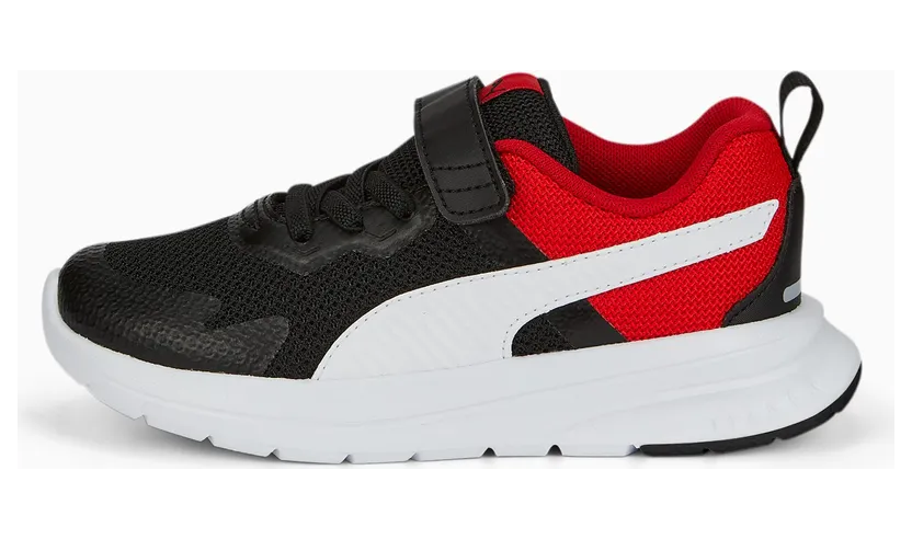 Puma Evolve Run mesh met alternatieve sluiting Wit/Zwart (386239-01)