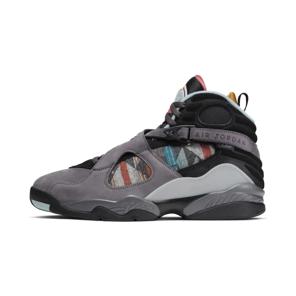 Jordan 8 Retro N7 (2019) Thunder Grey/Light Graphite-Gold Suede-Black (CQ9601-001)