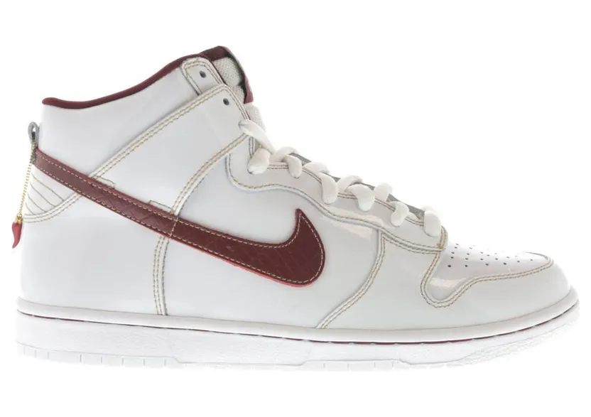 Nike Dunk High Premium SB ‘Mafia Pack’ White/Team Red (313171-161)