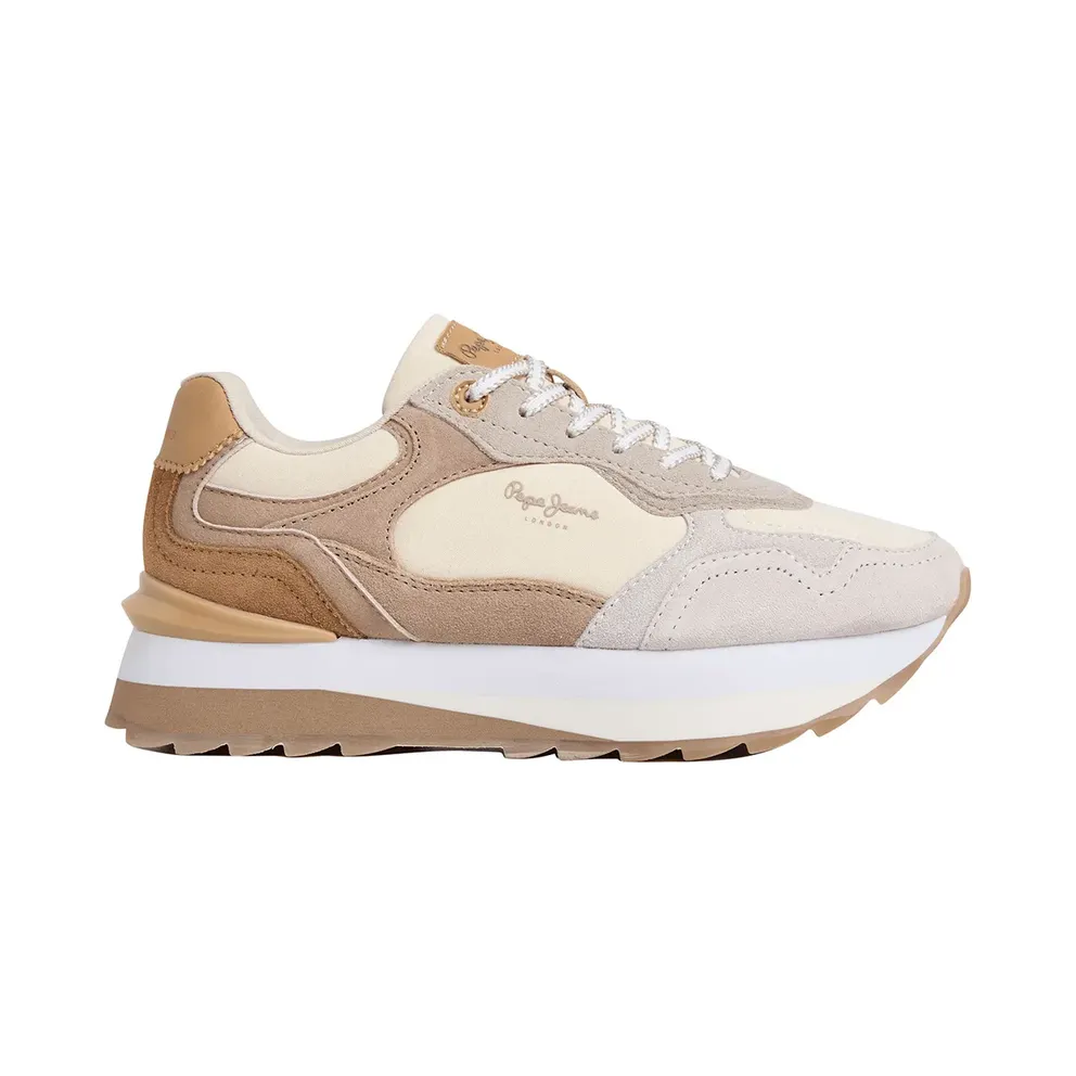 Pepe Jeans PèPè sneaker Crème / Camel / Cognac / Grey (PLS600064-806)
