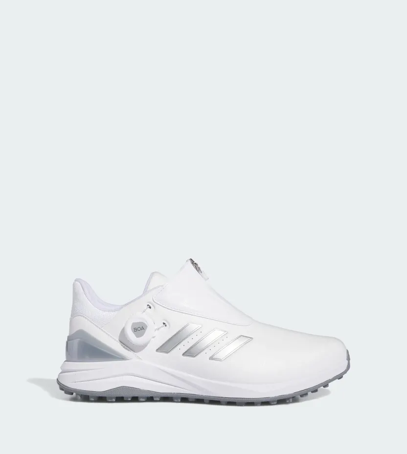adidas Solarmotion BOA 24 Spikeless Golf Cloud White Silver Metallic Blue Burst (IF0284)