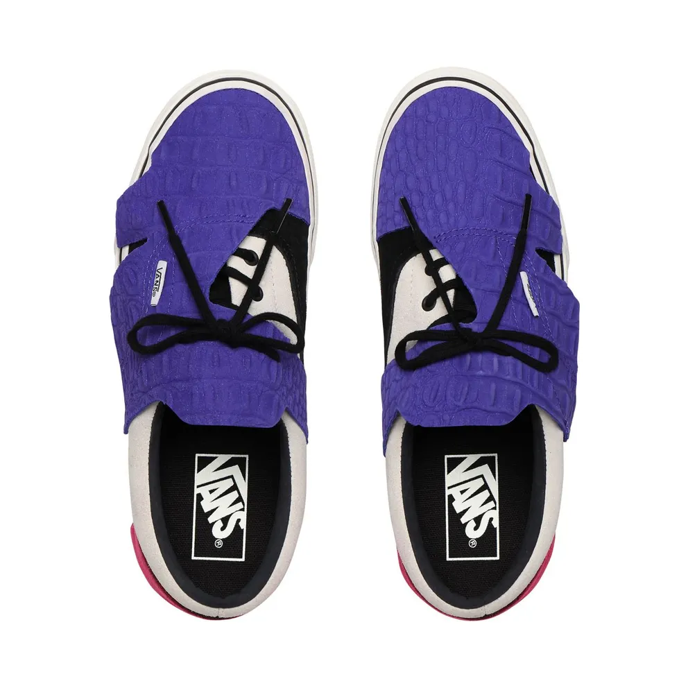 VANS Emboss Croc Era Origami Shoes (Purple)