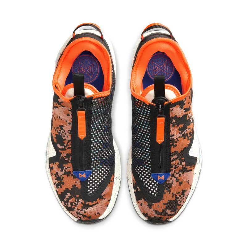 Nike PG 4 Digi Camo Light Cream/Total Orange-Terra Blush (CD5079-200)