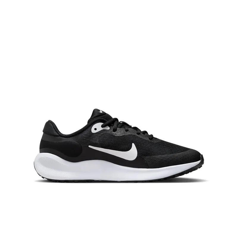 Nike Revolution 7 GS “Black / White / White” (FB7689-003)