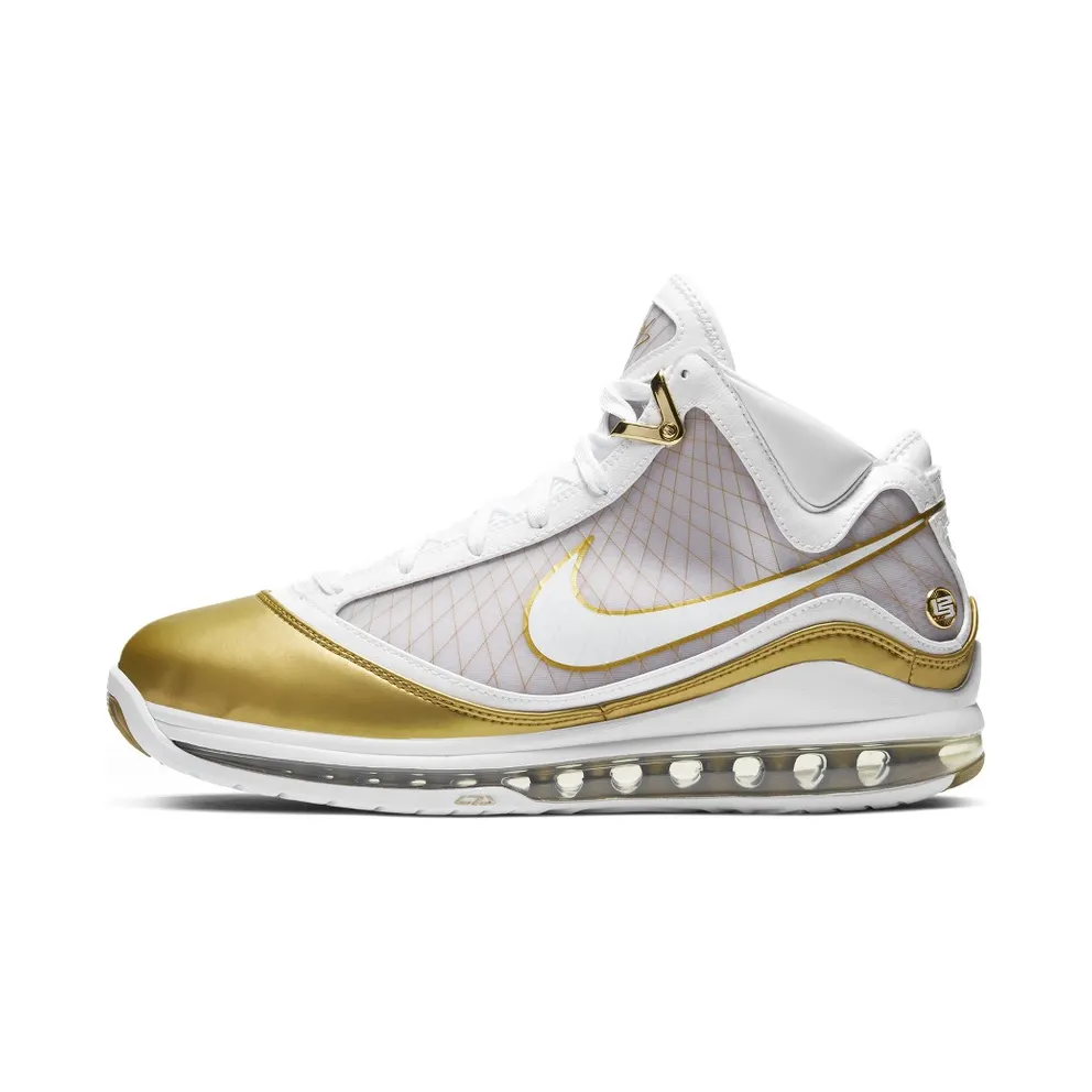 Nike LeBron 7 China Moon (2020) White/White-Metallic Gold (CU5646-100)