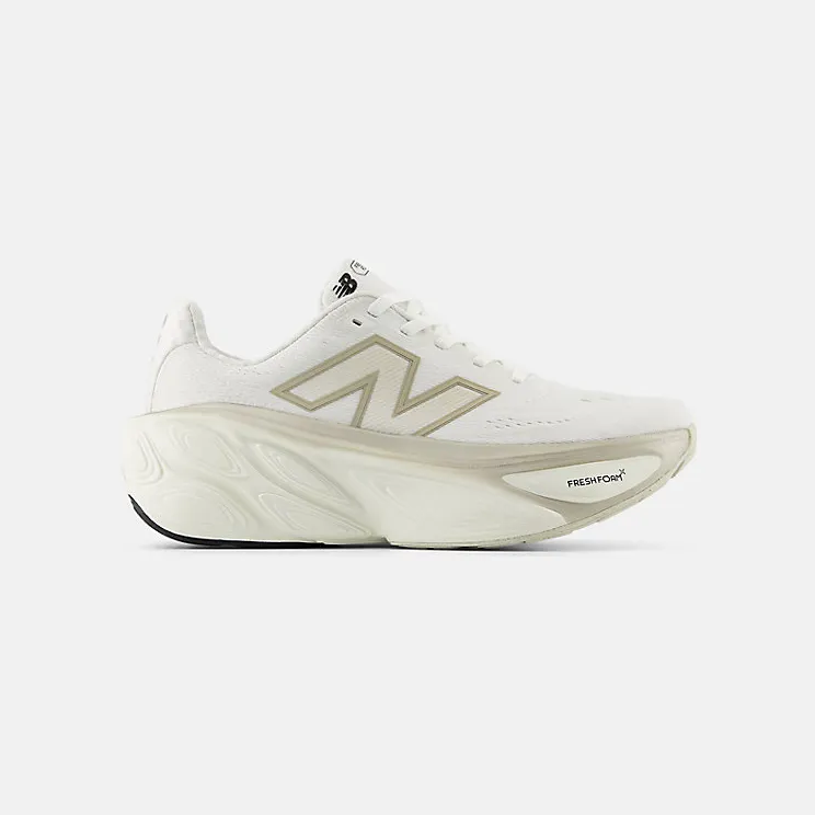 New Balance Fresh Foam X More v5 White Sea Salt Light Gold Metallic (WMORLW5)