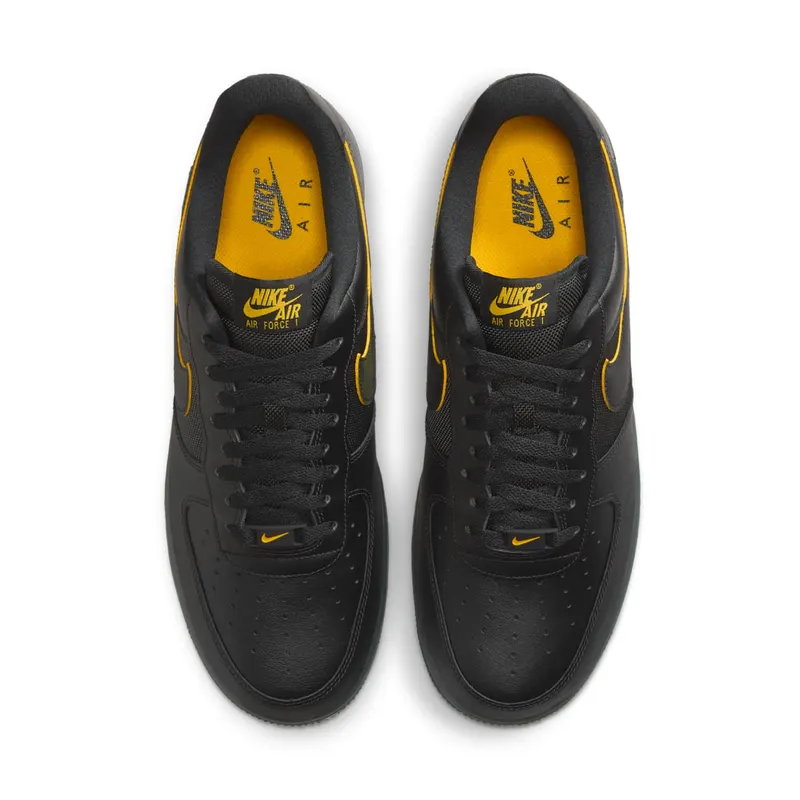 Nike Air Force 1 Low ’07 Ballistic Mesh Black University Gold (FZ4617-001)