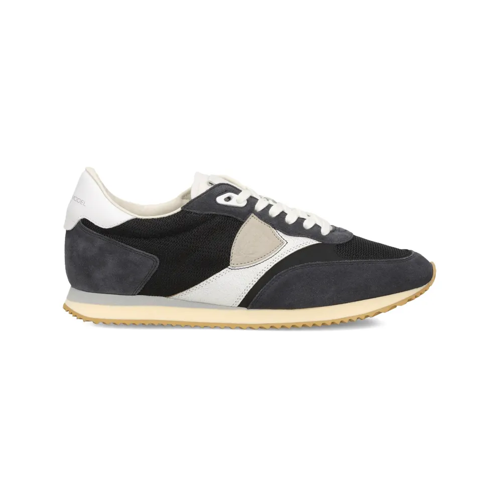 Philippe Model Blville Panelled Low “Black/Grey” (BVLU W002)