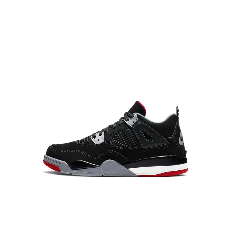 Air Jordan Nike AJ IV 4 Retro ‘Bred’ (PS) (2019) (BQ7669-060)