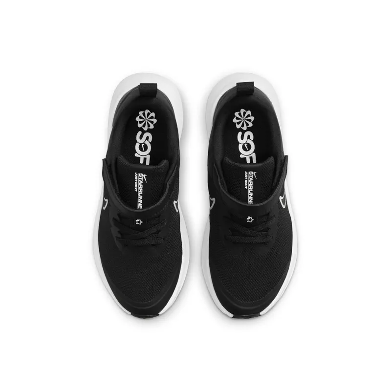 Nike Star Runner 3 Younger Kids’ Black 50% Sustainable Materials (DA2777-003)