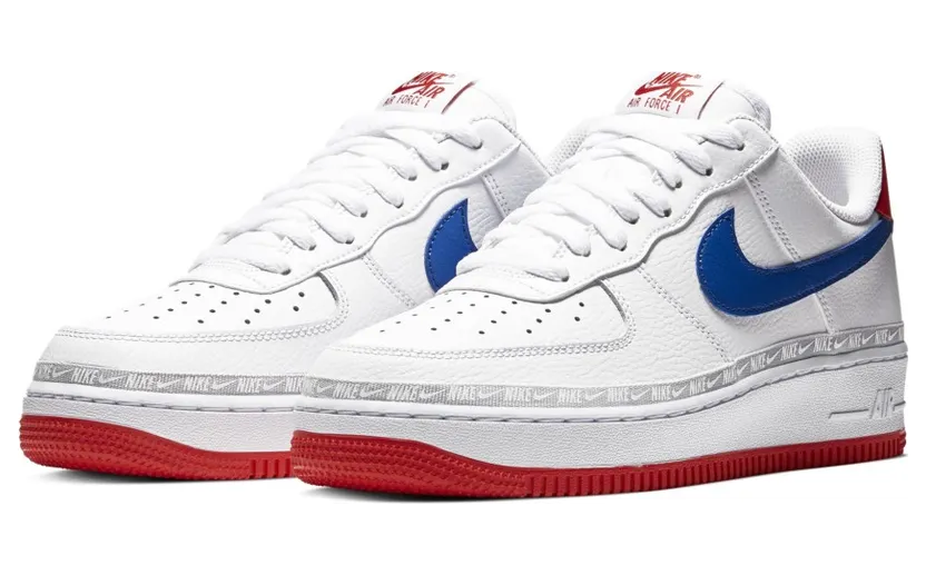 Nike Air Force 1 Low ‘Overbranding – White Red Blue’ (CD7339-100)