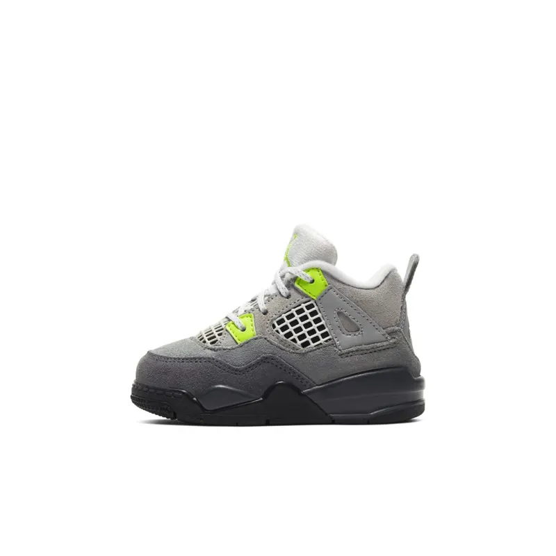 Jordan 4 Retro SE 95 Neon (TD) Cool Grey/Volt-Wolf Grey-Anthracite (CT5345-007)