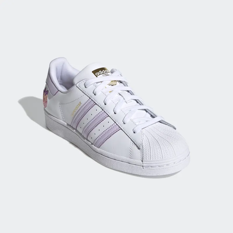 adidas Superstar Cloud White / Purple Tint / Matte Gold (GZ8143)
