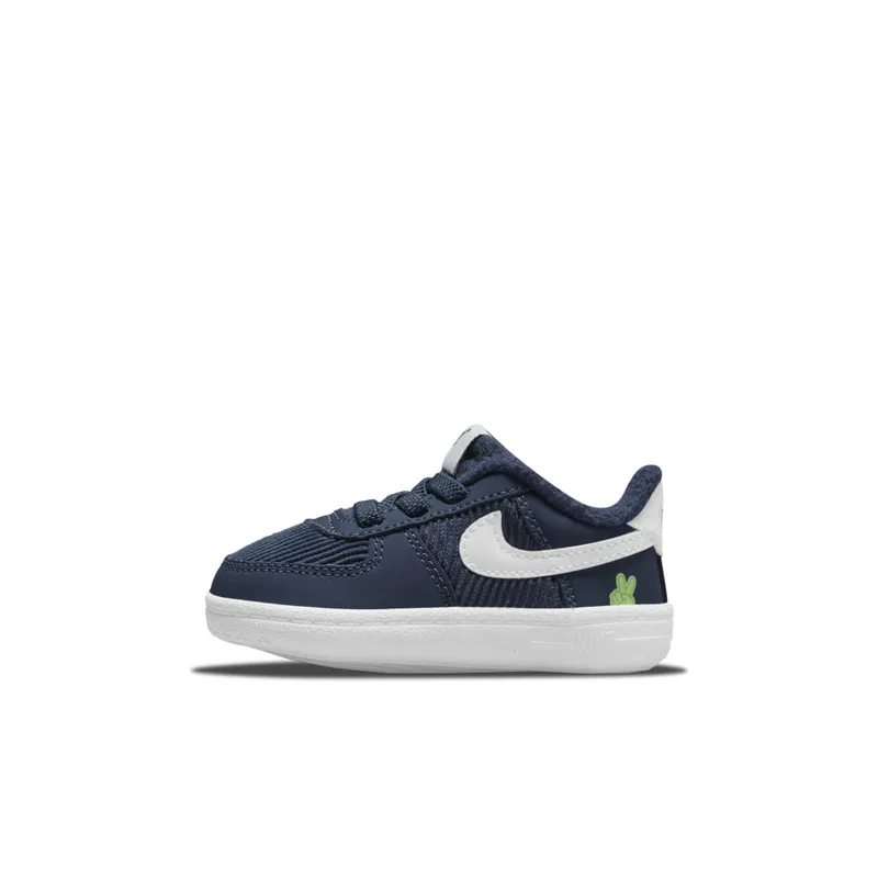 Nike Force 1 SE Crib Bootie for Babies Blue (DB4078-400)