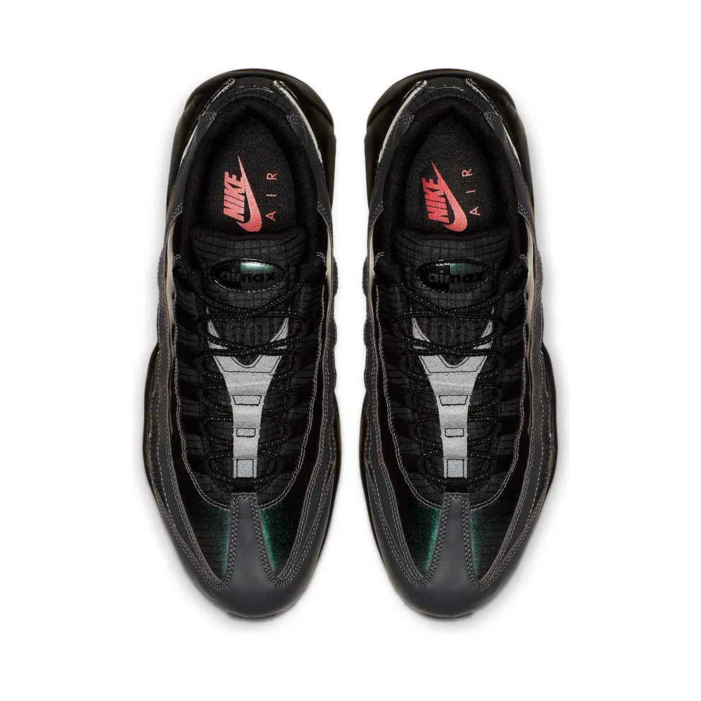 Nike Air Max 95 LV8 Black Black/Ember Glow-Dark Grey (AO2450-001)