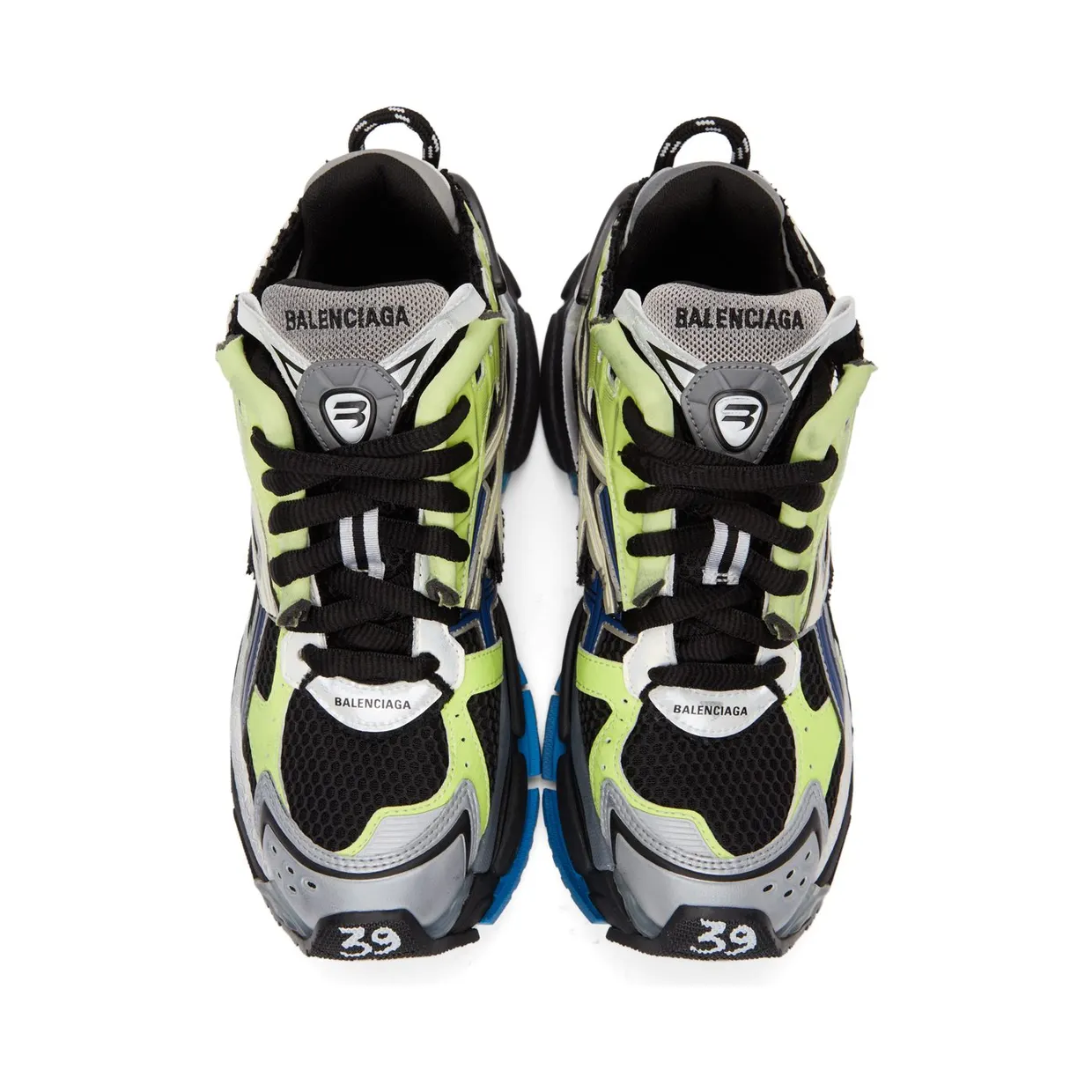 Balenciaga Runner Green Blue Black Grey (677403W3RB55179) (5)