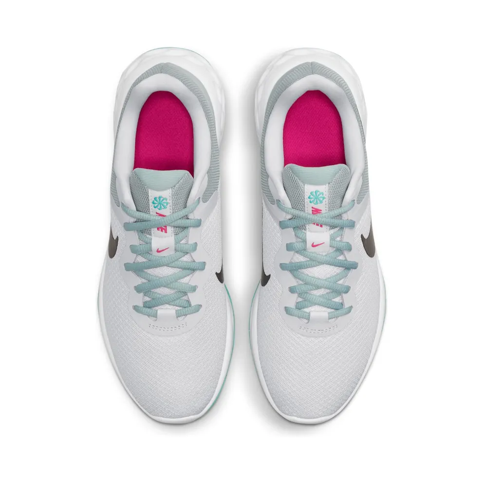 Nike Revolution 6 Next Nature Road Running Grey 50% Sustainable Materials (DC3729-501)