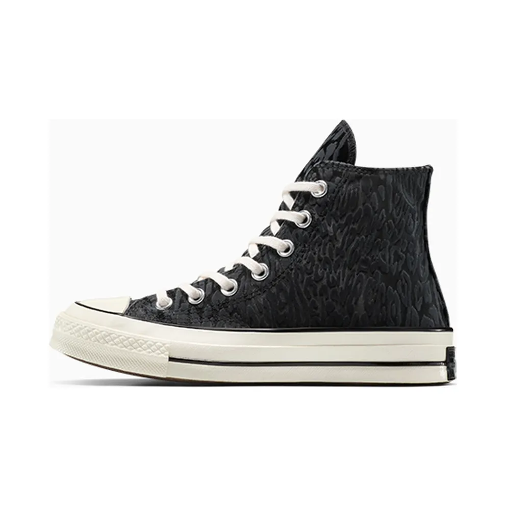 Converse Chuck 70 Hi Black Satin Leopard (A15159C)
