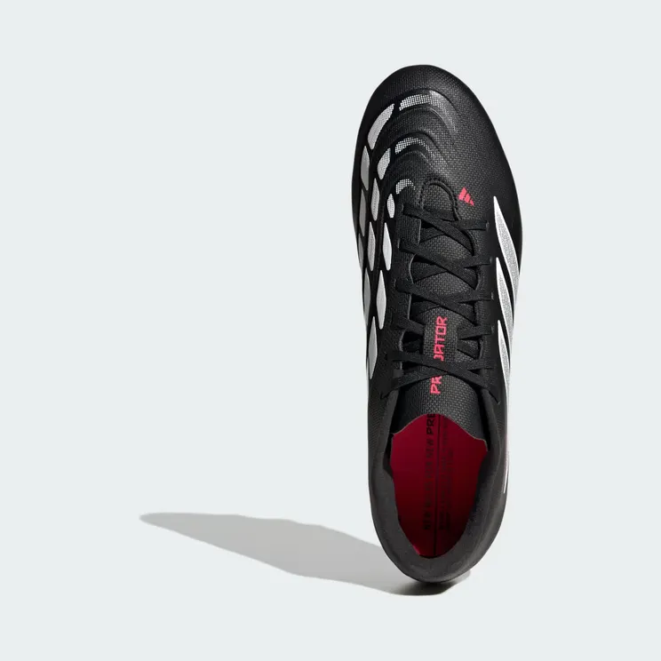 adidas Predator Club Firm Ground/multi Ground Football Boots “Core Black / Cloud White / Lucid Red” (JS0350)