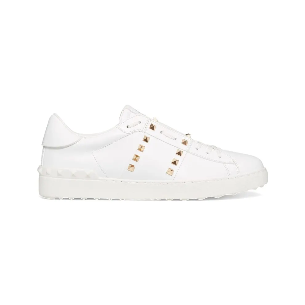 Valentino Garavani Rockstud Untitled White Platinum-finish Stud (YS0931BHS_0BO)