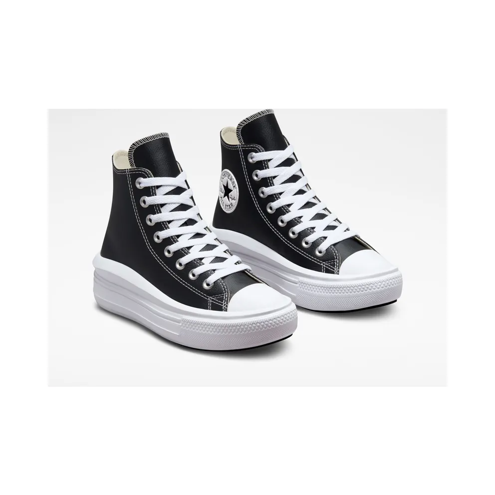 Converse Chuck Taylor All Star Move Platform Foundational Leather Black/White/White