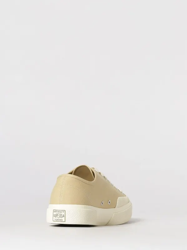 SUPERGA 2432 Works Cotton with Rubber Toe Cap and Sole Beige (S51347WA6P)