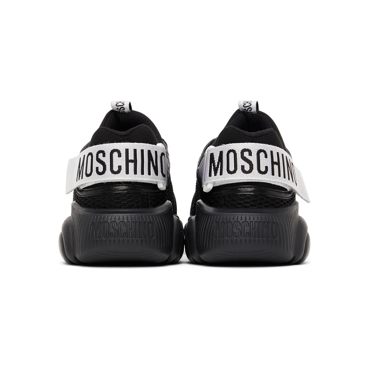 Moschino Black Strap Teddy Sneakers (MB15133G1E GJ1) (2)