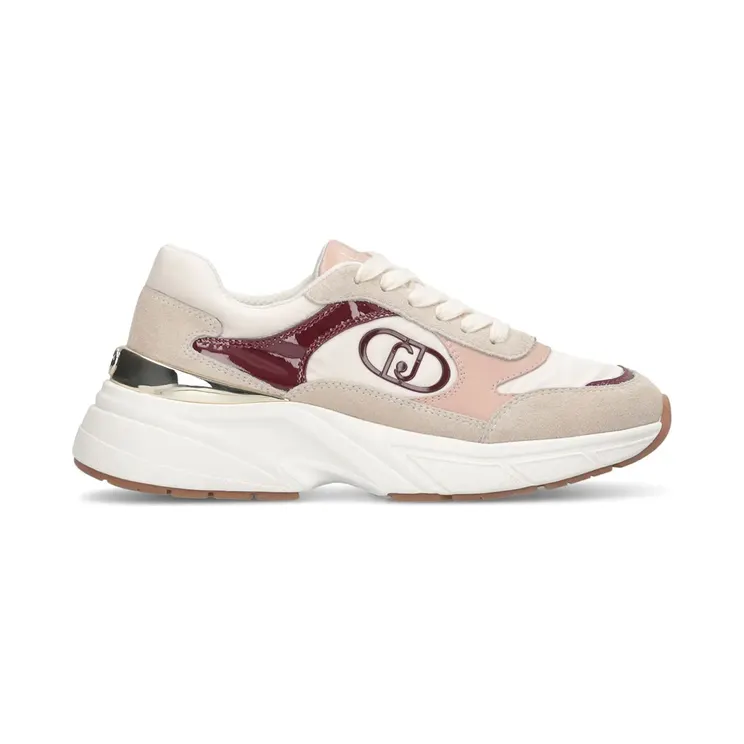 Liu Jo Cow Suede/Nylon Rope/Milk/Cremisi (BF5017PX003S3819)