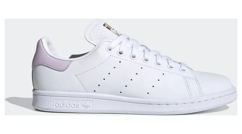 adidas Stan Smith Schuh Cloud White / Purple Tint / Gold Metallic (FU9634)