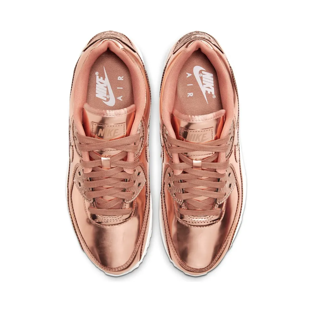 Nike Womens Air Max 90 ‘Metallic Pack’ Rose Gold (2020) (CQ6639-600)